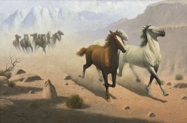 Navin (20th century): Running Horses