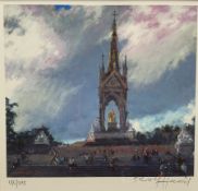 Rolf Harris (Australian 1930-): The Albert Memorial - Kensington Gardens