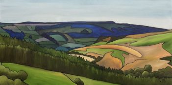 Clothylde Vergnes (French/British Contemporary): 'Moortop VIIII' - Near the Hole of Horcum