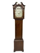 John Bancroft of Scarborough - early nineteenth century oak-cased 30-hour longcase clock