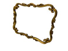 Rococo design gilt framed mirror