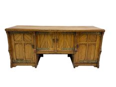 Late 19th century oak sideboard