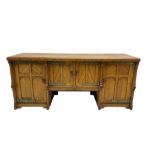 Late 19th century oak sideboard