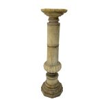 Late 19th to early 20th century marble torchere stand