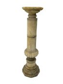 Late 19th to early 20th century marble torchere stand