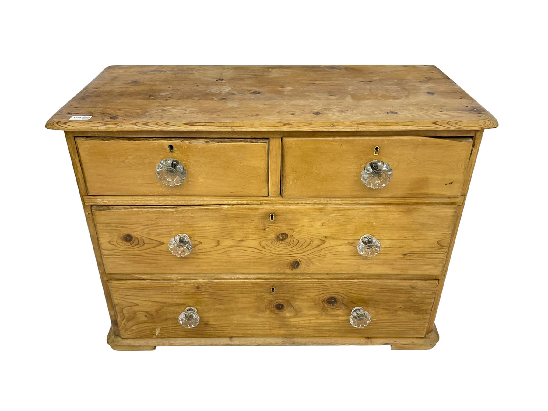Victorian pine chest - Image 2 of 6