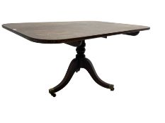 19th century mahogany pedestal table