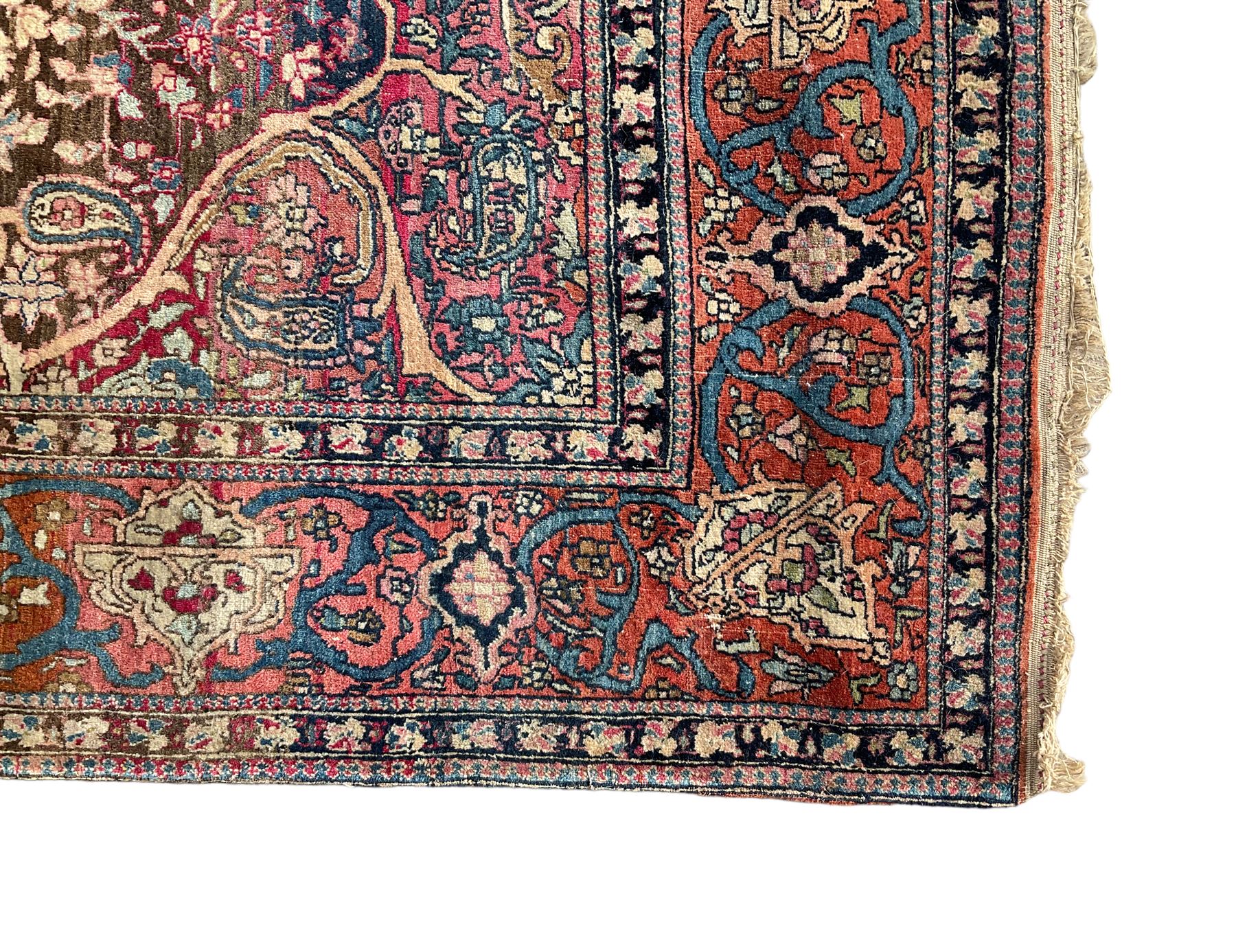 Persian multi-colour ground rug - Image 5 of 6