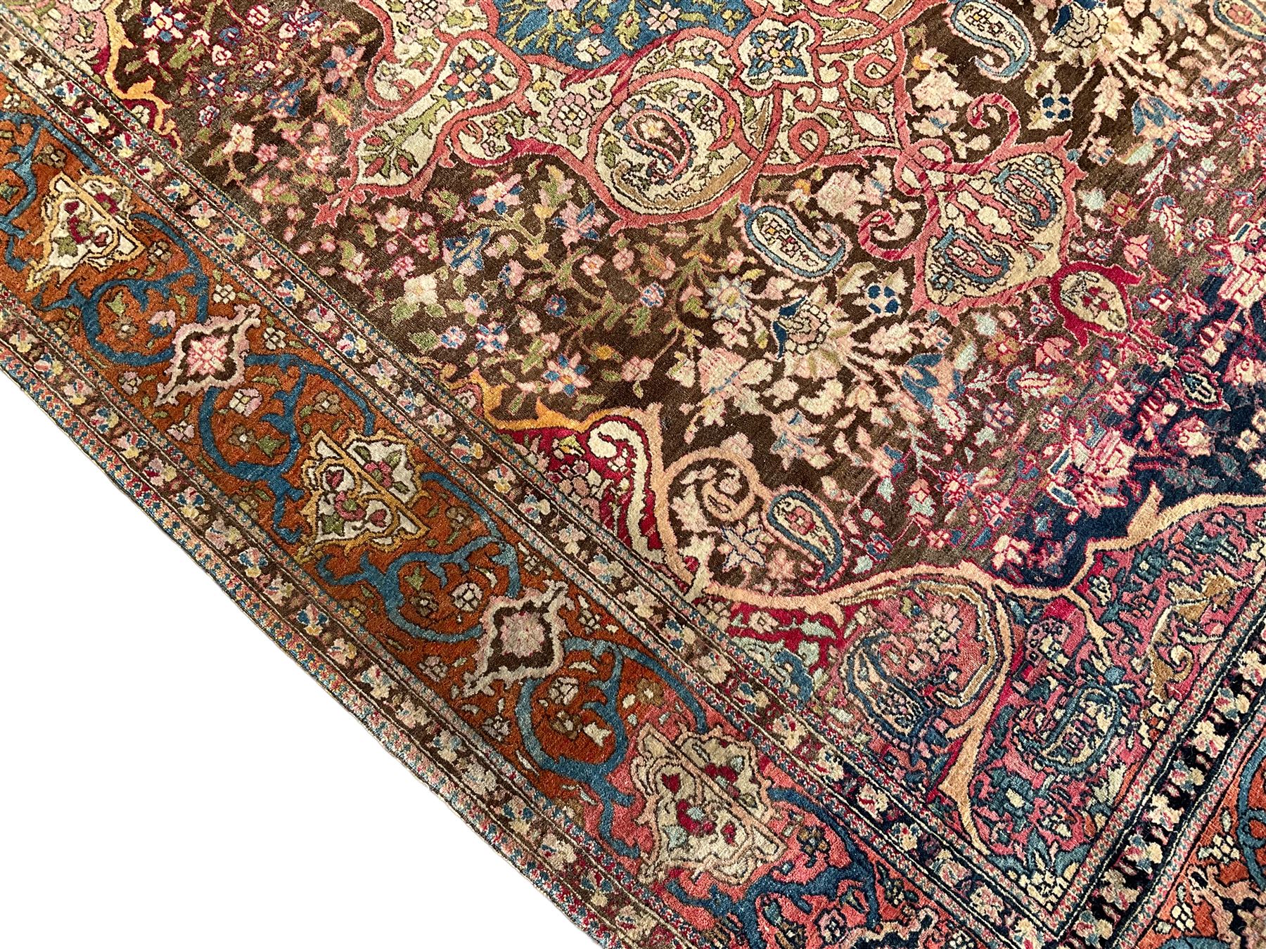 Persian multi-colour ground rug - Image 4 of 6