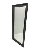 IKEA - 'Hemnes' large rectangular wall mirror with wood finish frame