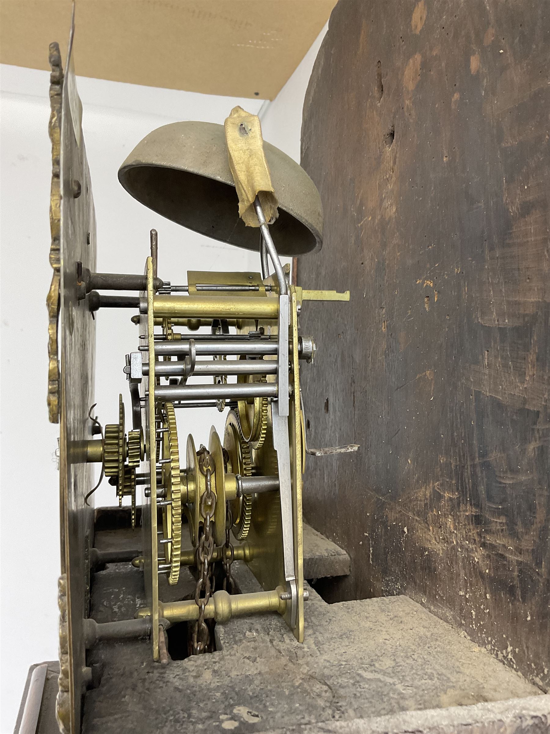 Humphrey Hadley of Birmingham - mid 18th century 30-hour oak longcase clock - Image 4 of 4