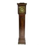 Humphrey Hadley of Birmingham - mid 18th century 30-hour oak longcase clock