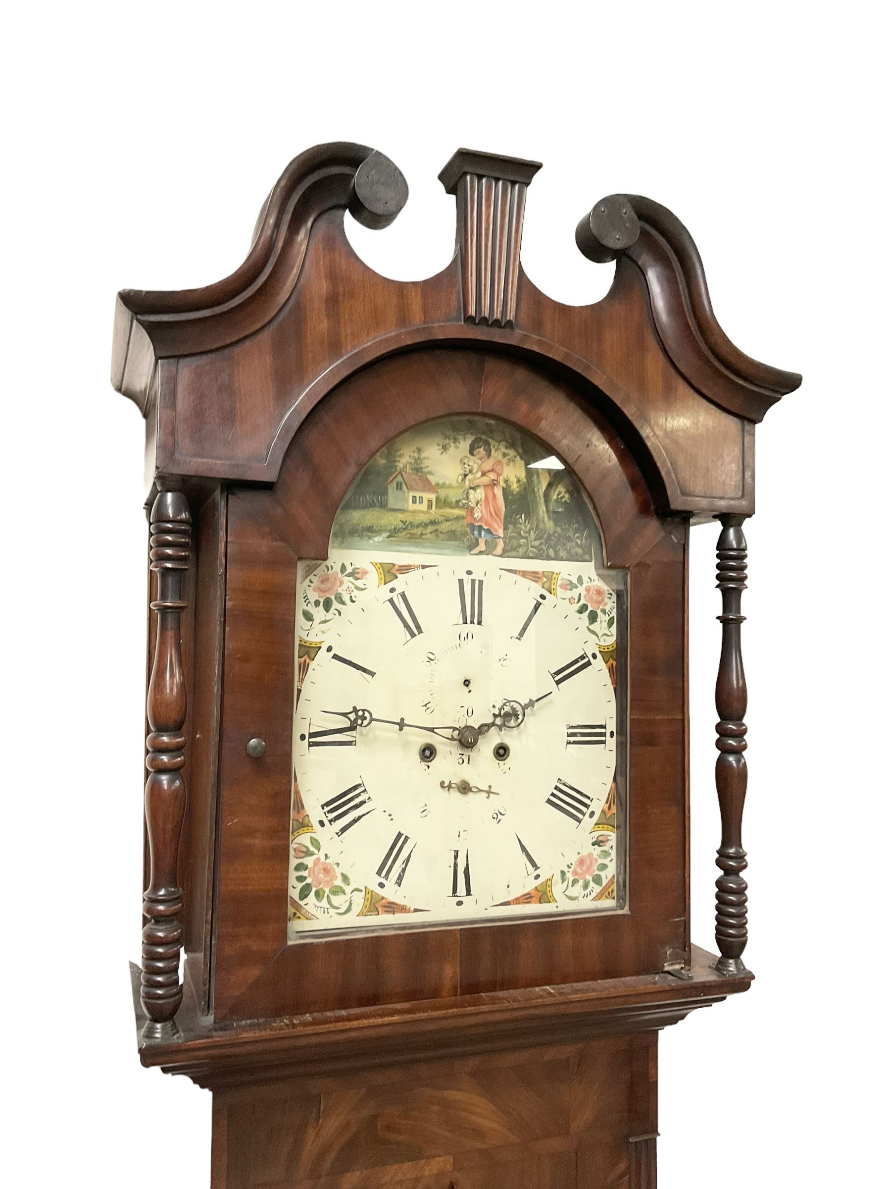 Late 19th century - mahogany 8-day longcase clock c1880 - Image 3 of 7