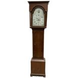 William Raw of Bridge End Whitby - early 19th century 8-day oak cased longcase c1810