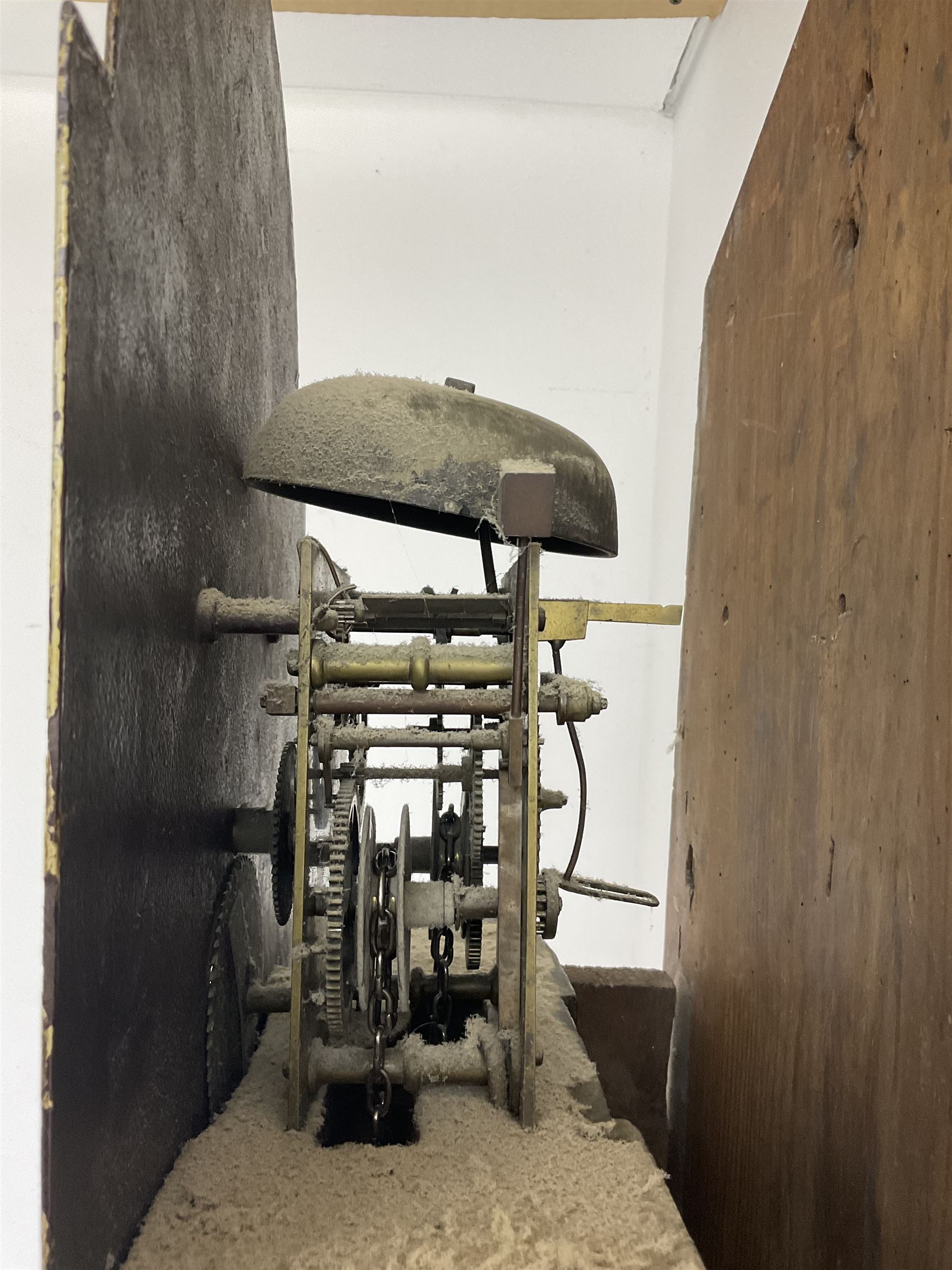 John Bancroft of Scarborough - oak cased thirty-hour longcase clock c1800 - Image 4 of 4