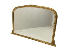 Victorian design gilt frame overmantel mirror