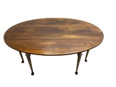 Large oak dining table