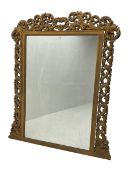Large ornate gilt framed mirror