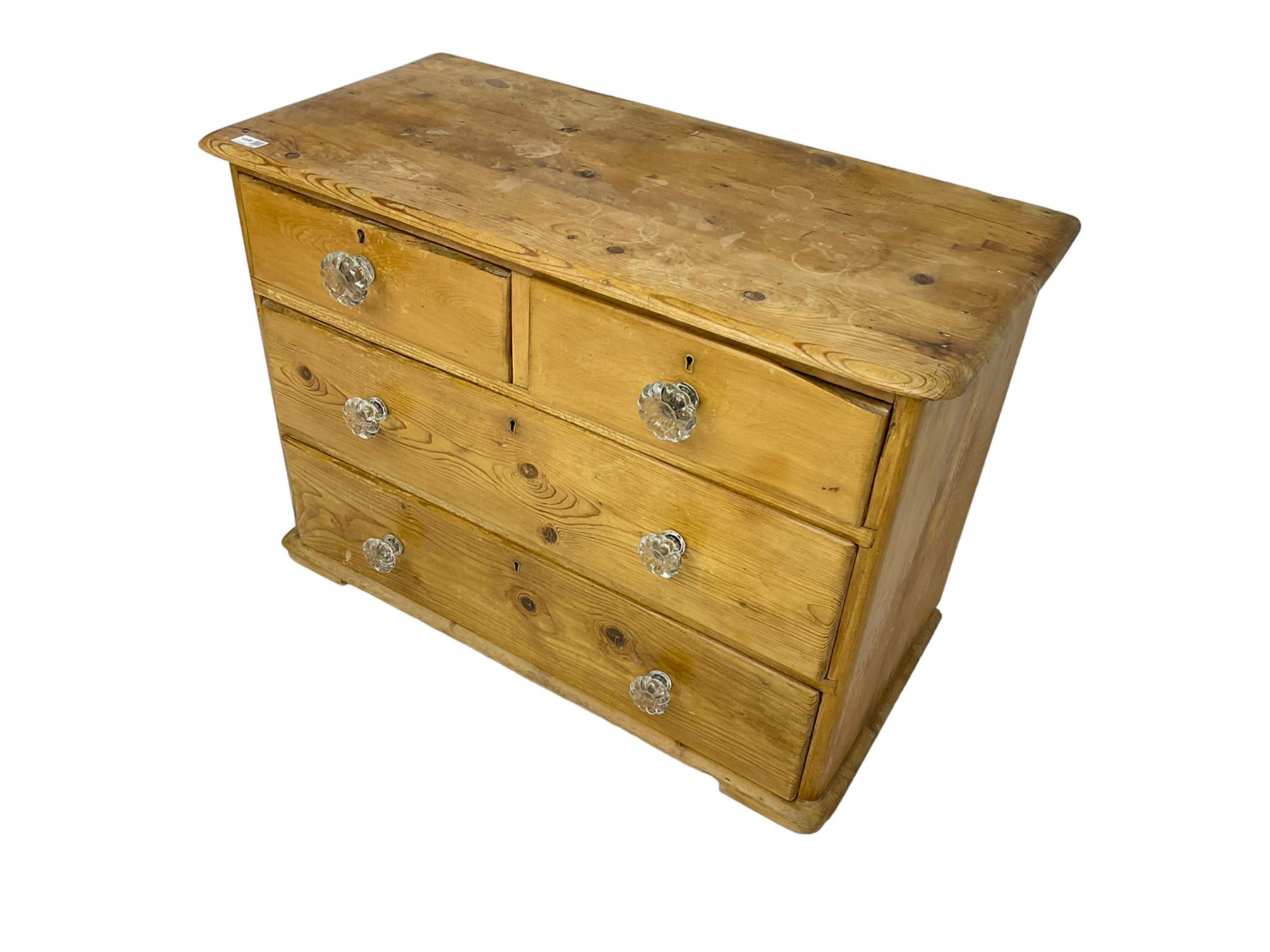 Victorian pine chest - Image 5 of 6