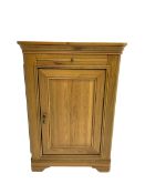 Light oak drinks cabinet