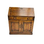 19th century waxed pine bureau