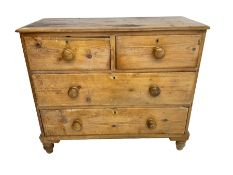 Victorian pine chest