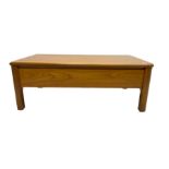 Teak rectangular coffee table