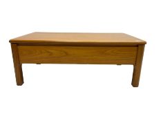 Teak rectangular coffee table