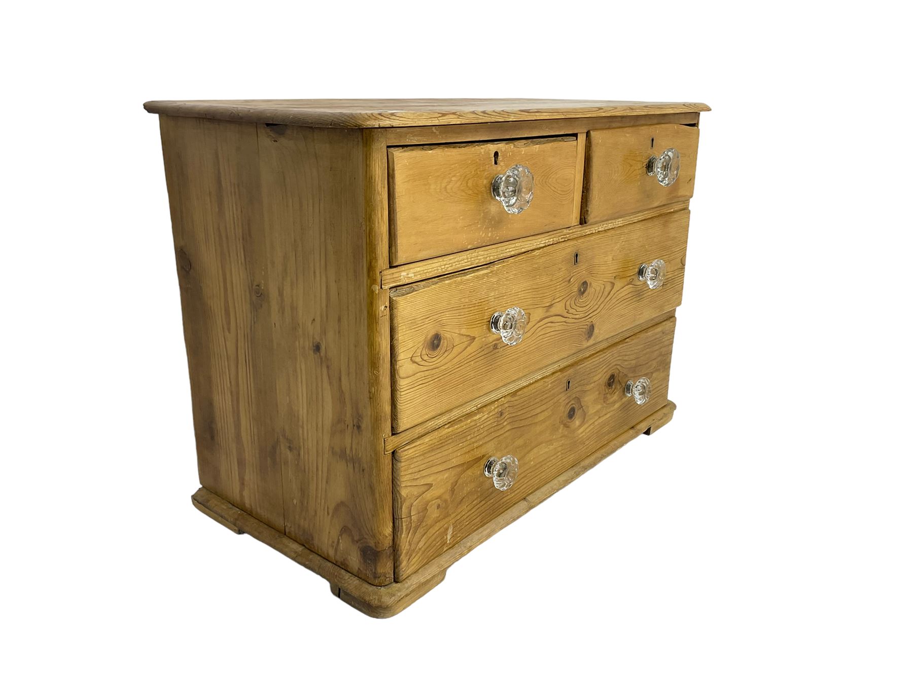 Victorian pine chest - Image 3 of 6