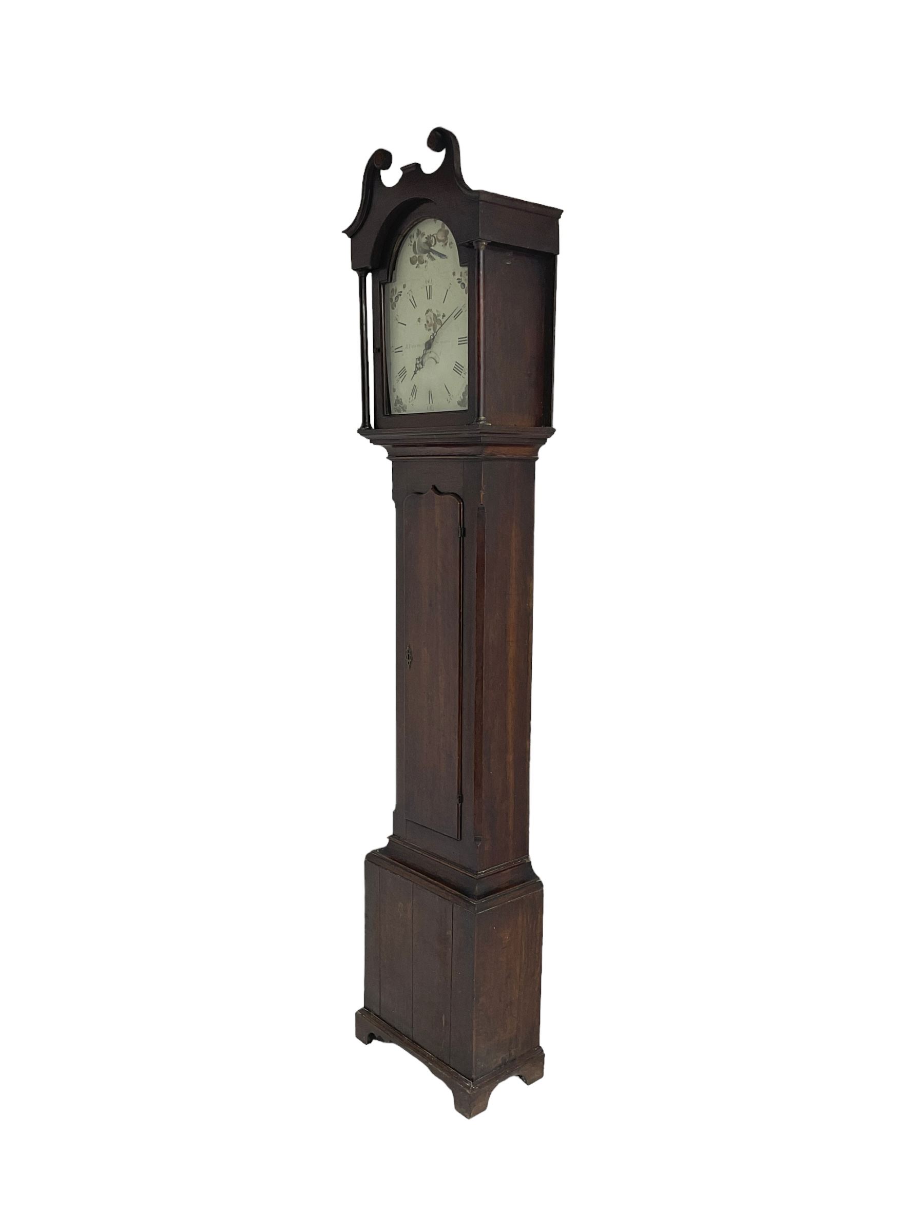 John Bancroft of Scarborough - oak cased thirty-hour longcase clock c1800 - Image 2 of 4