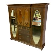 Edwardian mahogany wardrobe