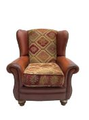 Wingback armchair