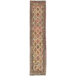 Anatolian Turkish Kilim multi-colour runner rug