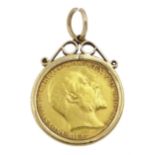 King Edward VII 1902 gold half sovereign