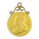 Queen Victoria 1900 gold full sovereign coin