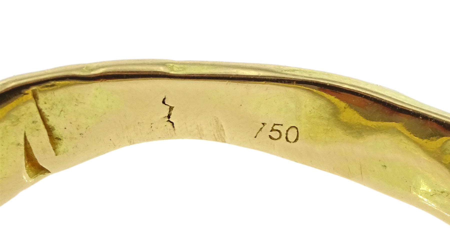 18ct gold bangle stamped 750 Cartier - Image 3 of 5