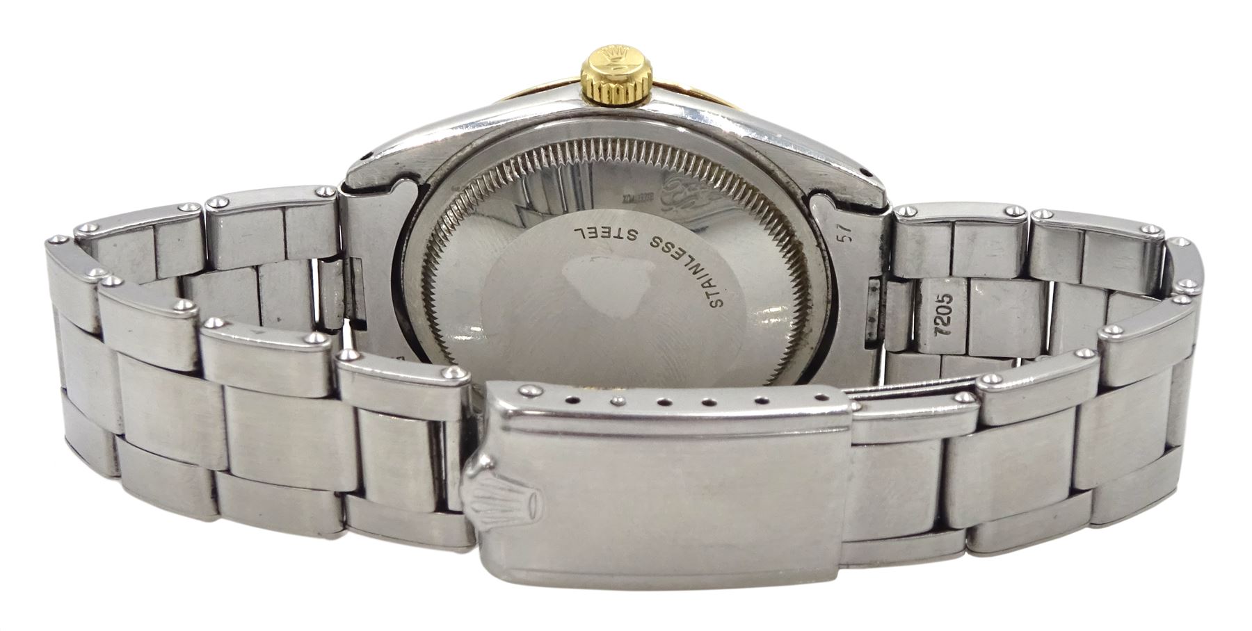 Rolex Oyster Perpetual Zephyr gentleman's gold and stainless steel wristwatch - Image 2 of 8