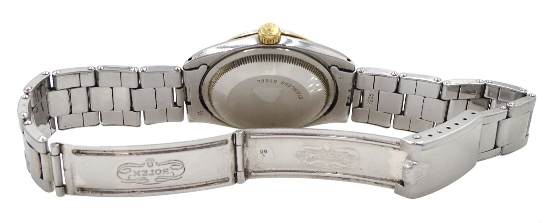 Rolex Oyster Perpetual Zephyr gentleman's gold and stainless steel wristwatch - Image 3 of 8