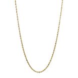 18ct gold link necklace