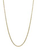 18ct gold link necklace