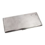 1930s silver cigarette case