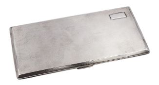 1930s silver cigarette case