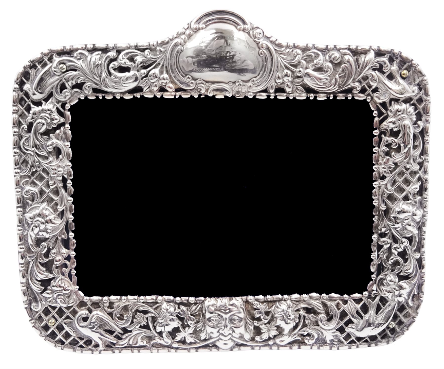 Victorian silver mounted photograph frame
