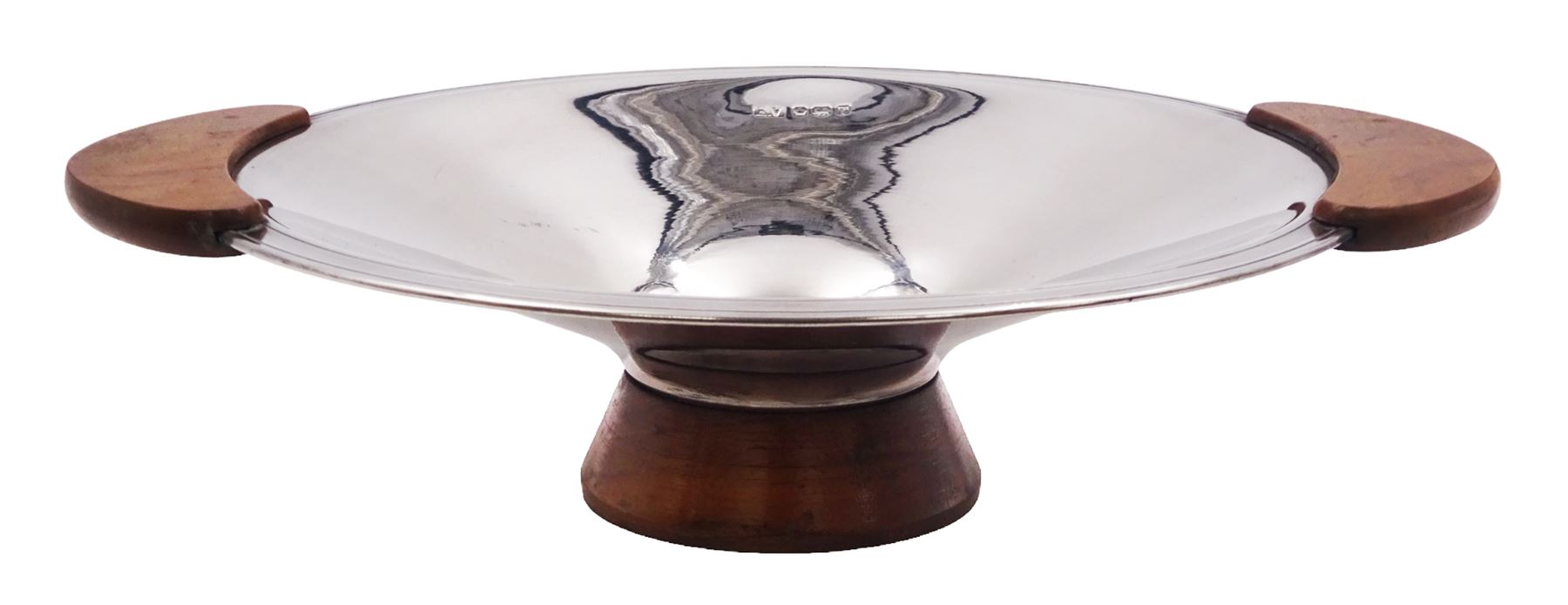 Mid 20th century silver pedestal bowl