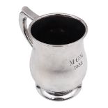 1930s silver tankard