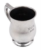 1930s silver tankard