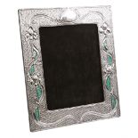 American Art Nouveau silver mounted photograph frame