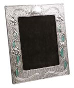 American Art Nouveau silver mounted photograph frame