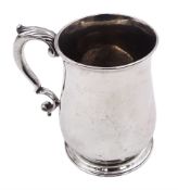 George II silver tankard