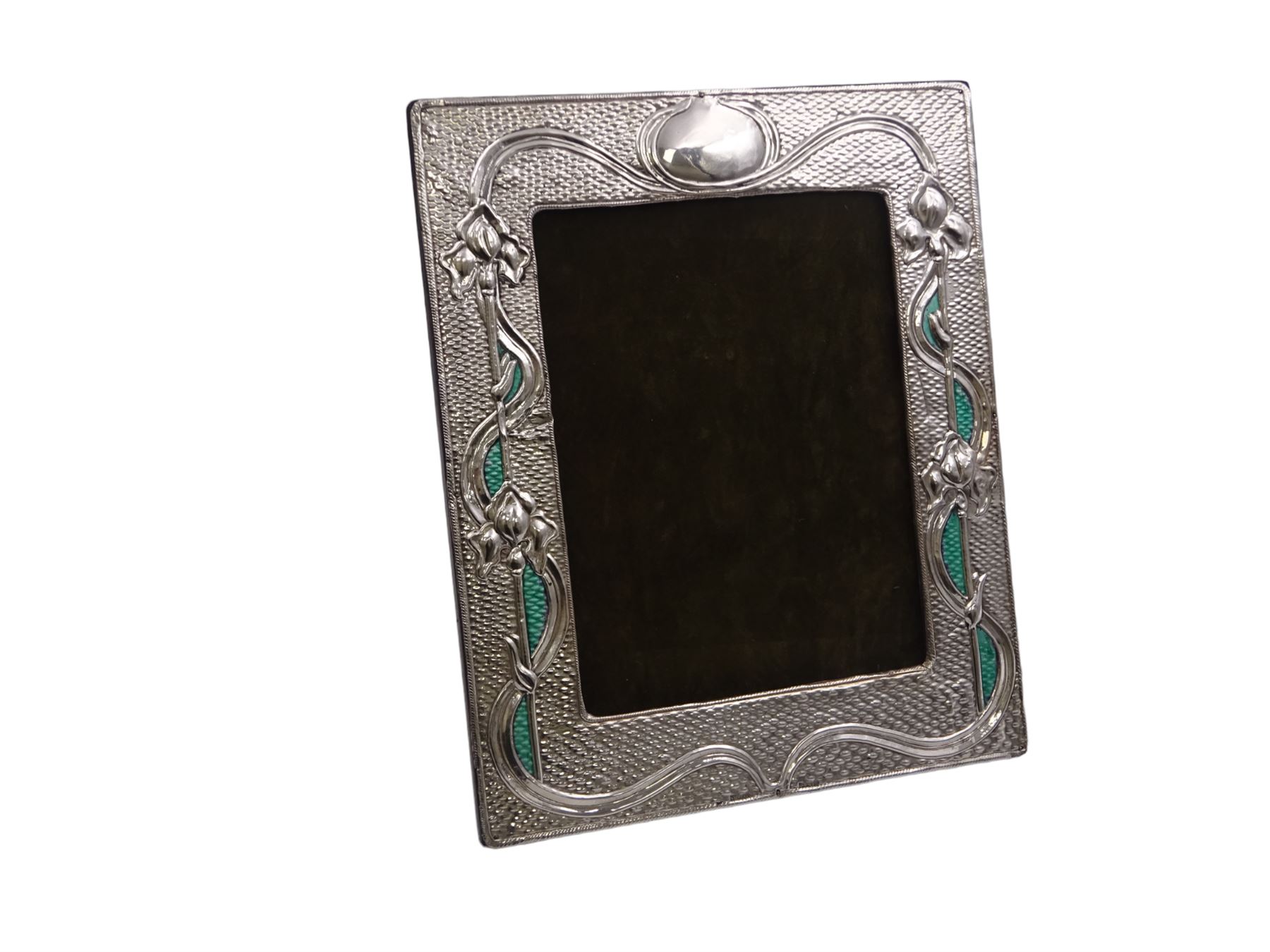 American Art Nouveau silver mounted photograph frame - Image 3 of 6